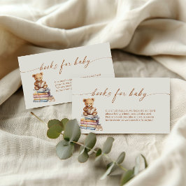 Storybook Nalle Bokar för Baby-hölje Tilläggskort