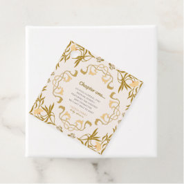 Storybook nästa kapitel i sagans babydusch gåvor etiketter