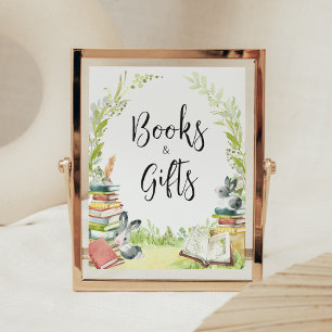Storybook New Chapter Baby Shower Bokar och presen Poster