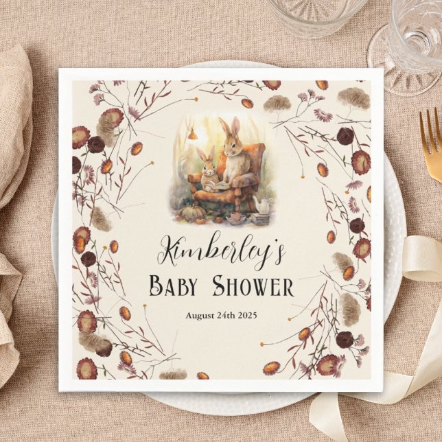 Storybook New Chapter Baby Shower Classic Tale Pappersservett (Skapare uppladdad)