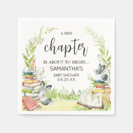 Storybook New Chapter Baby Shower Pappersservett