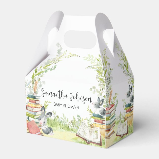 Storybook New Chapter Baby Shower Presentaskar (Framsidan Sidan)