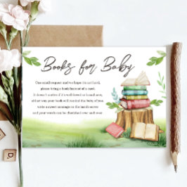 Storybook New Chapter Baby Shower - ta med en Bok Tilläggskort