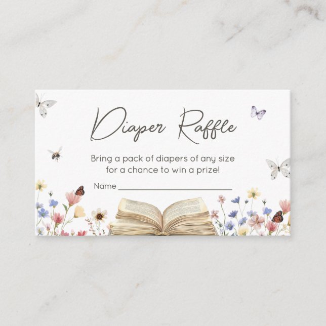 Storybook New Chapter börjar bli Diaper Raffle Tilläggskort (Framsida)