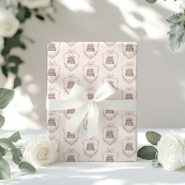 Storybook rosa Bow New Chapter babydusch Presentpapper