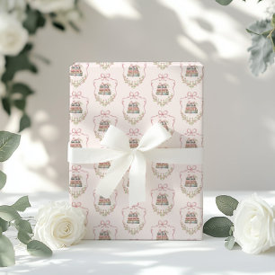 Storybook rosa Bow New Chapter babydusch Presentpapper