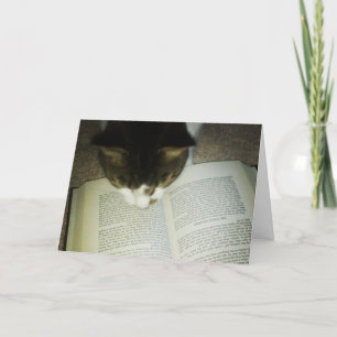 "STORYBOOK SERIES: Snugafur Reads" födelsedagskort Kort