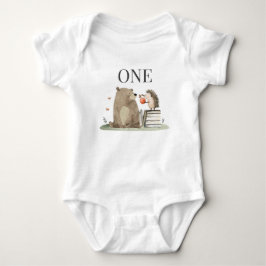 Storybook Woodland Animals 1st Birthday T Shirt