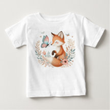 Storybook Woodland Spädbarn Fox och Butterfly