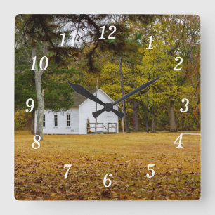 Storys Bäck School Wall Clock Fyrkantig Klocka
