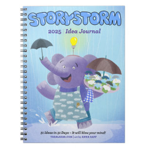 Storystorm 2025 Journal/Idea Bok Anteckningsbok