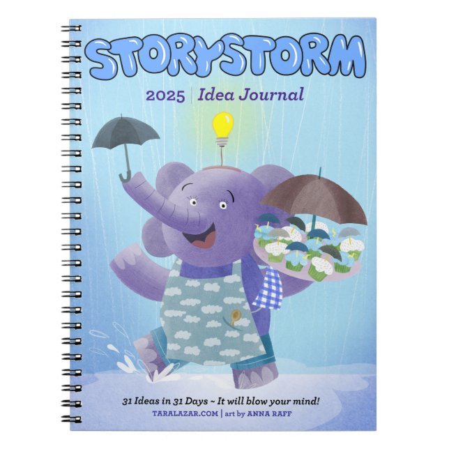 Storystorm 2025 Journal/Idea Bok Anteckningsbok (Framsidan)