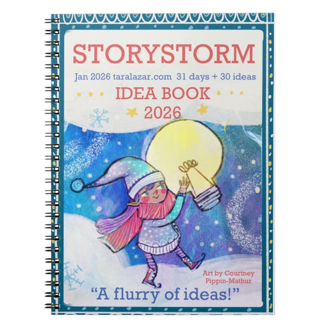 Storystorm 2026 Journal/Idebok Anteckningsbok (Framsidan)