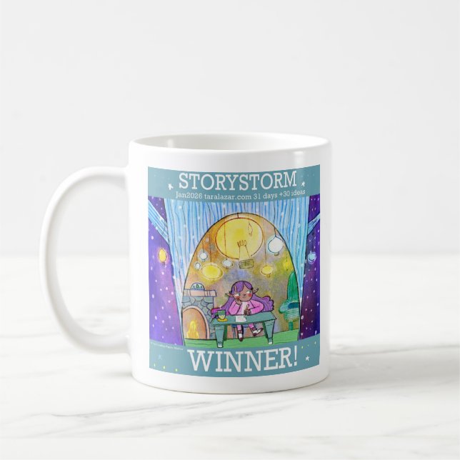Storystorm 2026 Vinnarmugg Kaffemugg (Vänster)