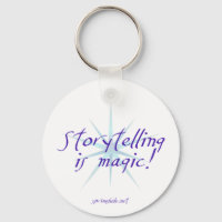"Storytell är magi!" Nyckelring