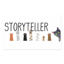 Storytell Tassar på arbetsplatsen - skrivardekal