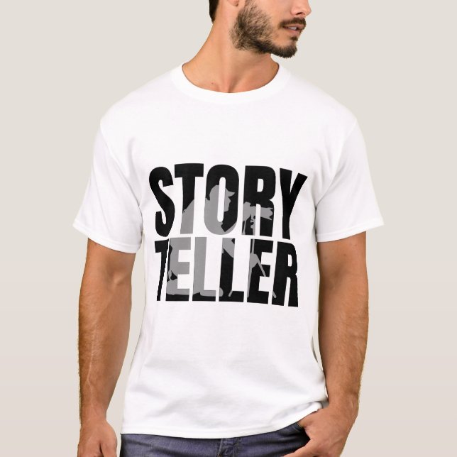 Storyteller,Fotograf älskare T Shirt (Framsida)