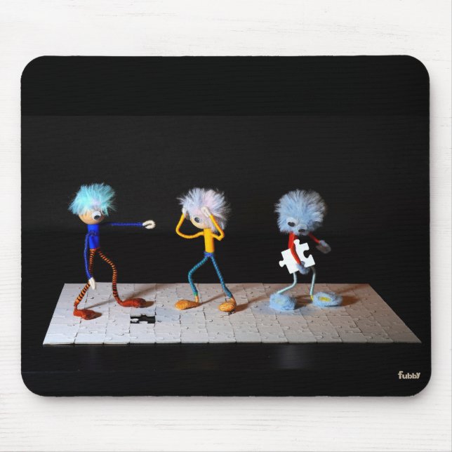 Storytelling puzzelende Fubby's. Musmatta (Framsidan)