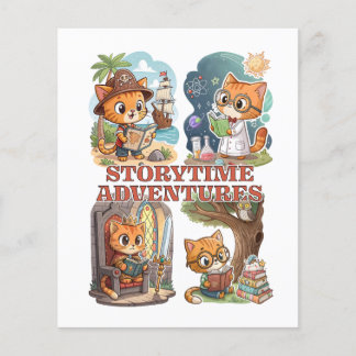 Storytime Adventures – A Journey Through Books Flygblad