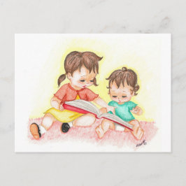 Storytime - Little Kärlek Art Vykort