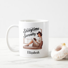 Storytime Serenity Bok Älskare-citat Kaffemugg