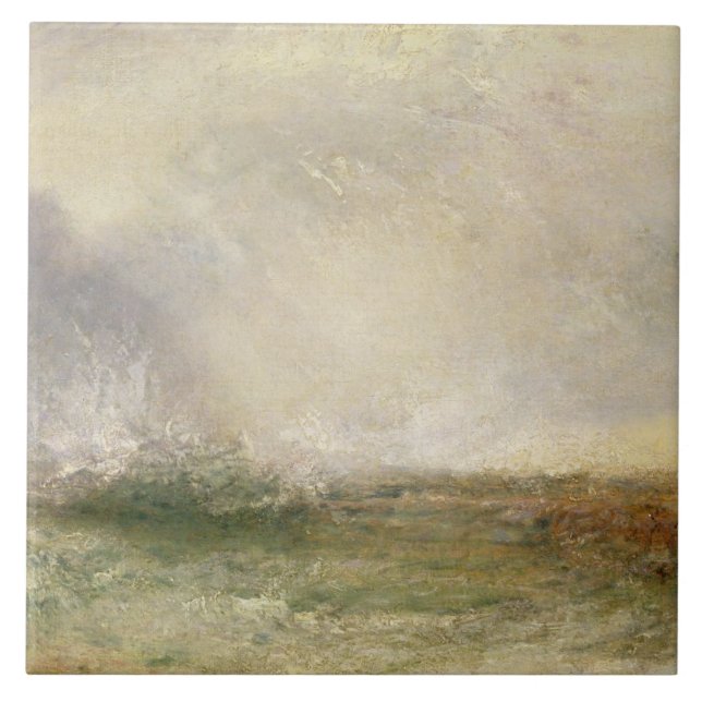 Stöt för hav för Joseph Mallord William turner | Kakelplatta (Framsidan)
