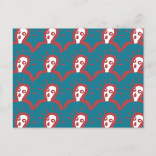 Stöt och Awe-some - Wow Ansikte Tecknad Vykort