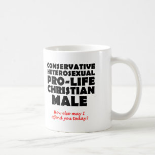 Stötande Prolife Manlig Kristet Mugghumor Kaffemugg