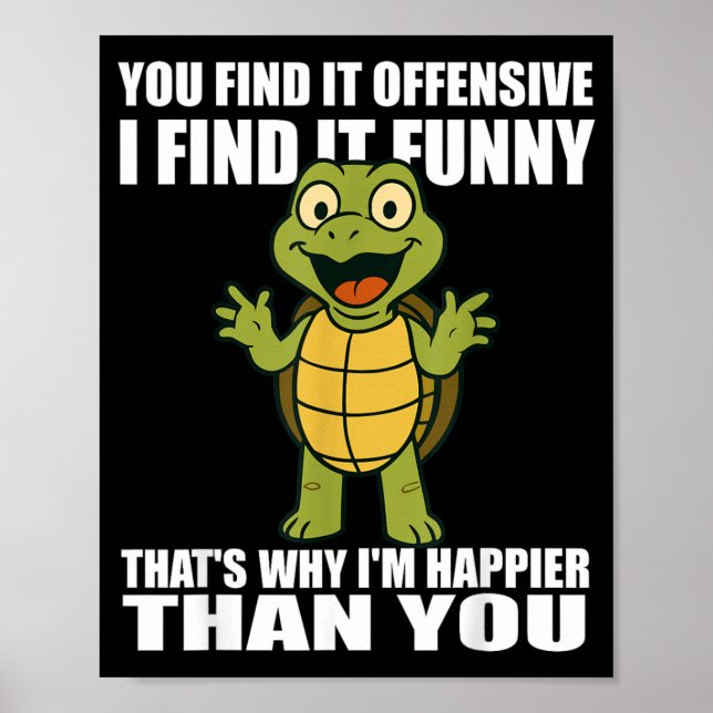 Stötande Roligt Vuxenhumor Citat Poster (Framsidan)
