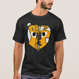 Stötar Heart OG Gult Toe 1s Matching T Shirt
