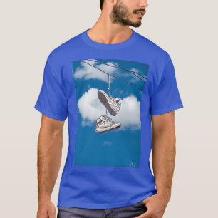 Stötar på en radskiva t shirt
