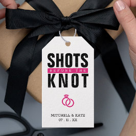 Stöter inför Knot Black Bachelorette Party Presentetikett
