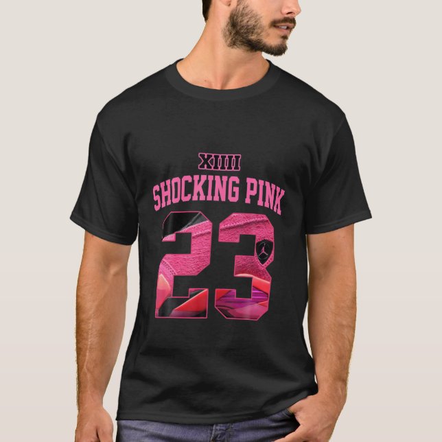 Stöter Rosa 14S Tee Number 23 Drip Shoes 14 Shoc (Framsida)