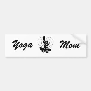 Stötfångare i Yoga Mamma Bildekal