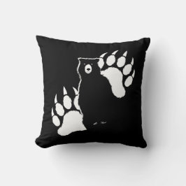 Stötfångare och fotavtryck Grafisk design Kudde