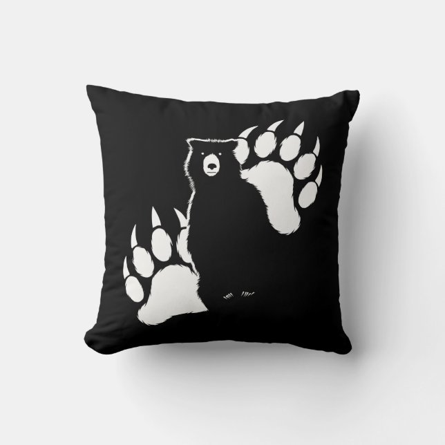 Stötfångare och fotavtryck Grafisk design Kudde (Framsida)