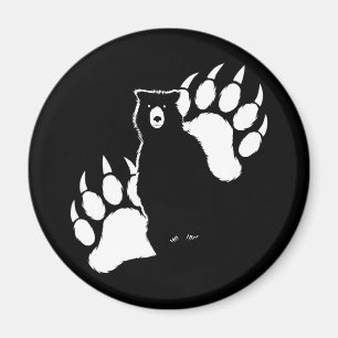 Stötfångare och fotavtryck Grafisk design Magnet