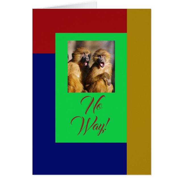 Stötfångare, Rött, Blått, Grönt och Guld Hälsningskort (Framsidan)