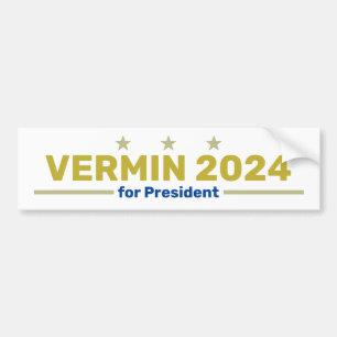 Stötfångarens vermin 2024-dekal bildekal