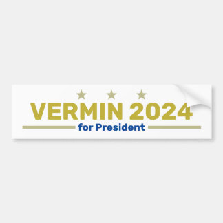 Stötfångarens vermin 2024-dekal bildekal