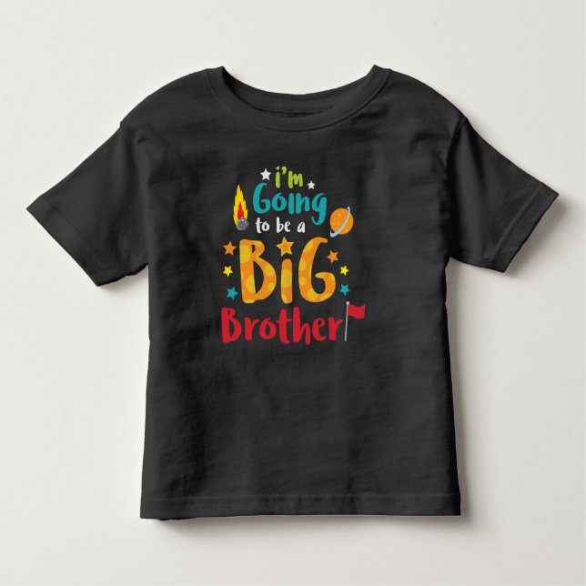 Stother Brother Baby annoncement Shirt T-shirt (Framsida)
