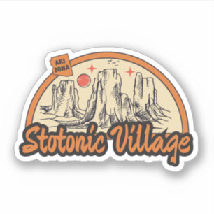 Stotonic Village, Arizona  Klistermärke Klistermärken