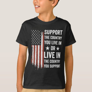 Stötta Det Land Du Bor I Det Land Du Stöttar T Shirt