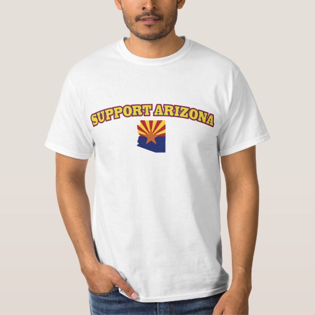 Stötta det statligt av Arizona Tröja (Framsida)
