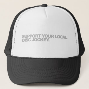 Stötta din lokal DJ Truckerkeps