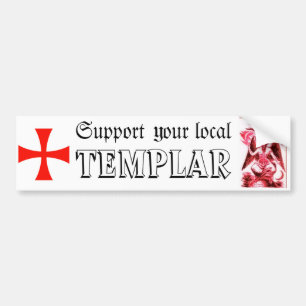 Stötta din lokal Templar Bildekal