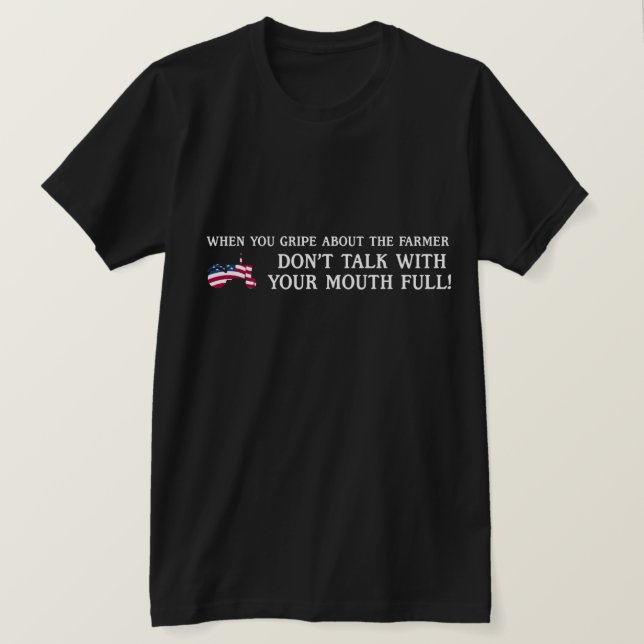 Stötta din lokalbonde tee shirt (Design framsida)