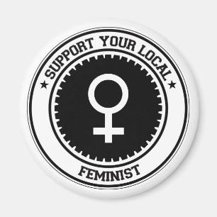 Stötta din lokalfeminist magnet