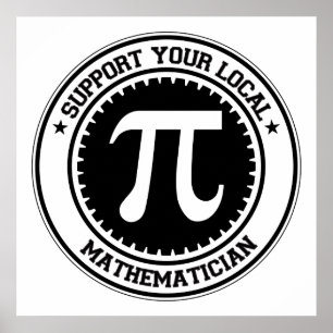Stötta din lokalMathematician Poster