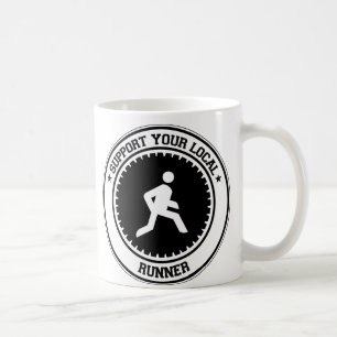 Stötta din lokalspringer kaffemugg